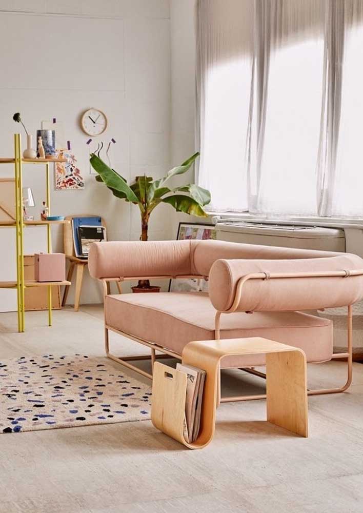 Sofá rosa: ideias para usar o item na decoração e fotos incríveis