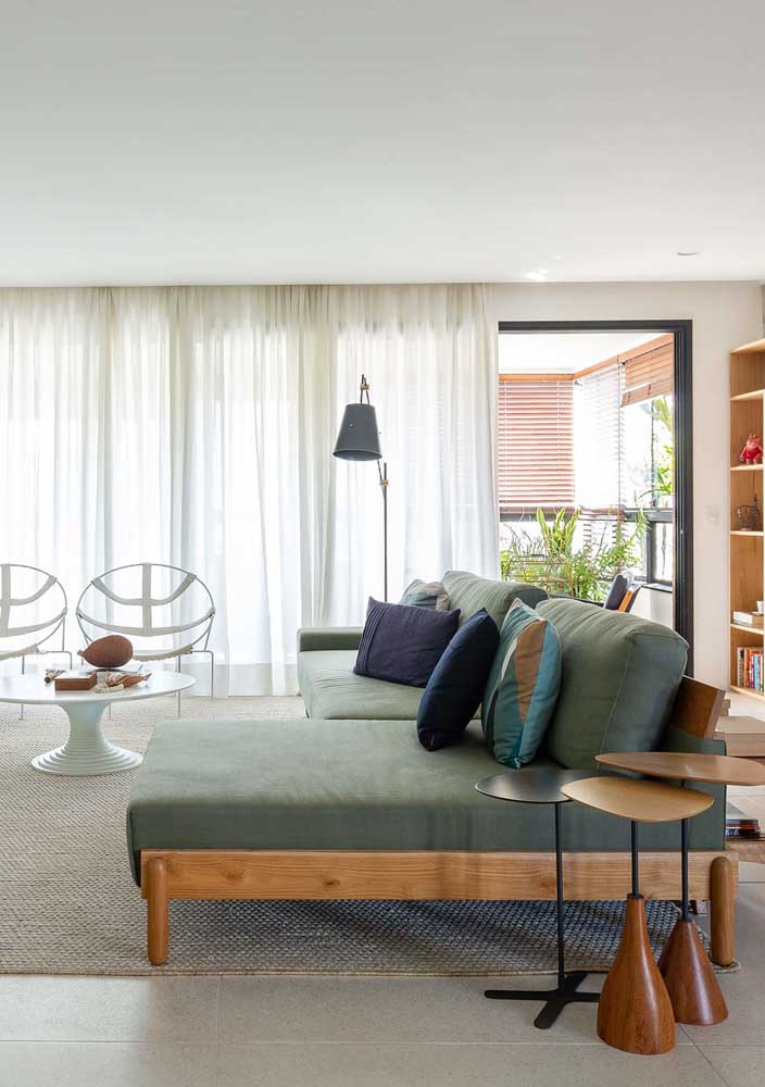 Sofá verde: descubra 40 ideias incríveis e dicas para escolher