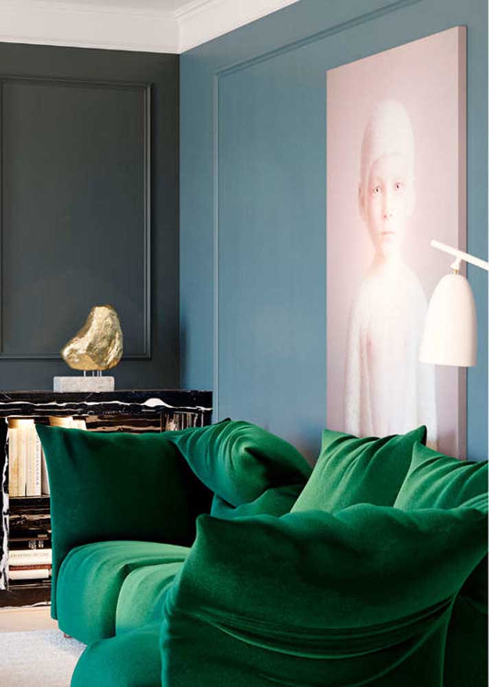 Sofá verde: descubra 40 ideias incríveis e dicas para escolher