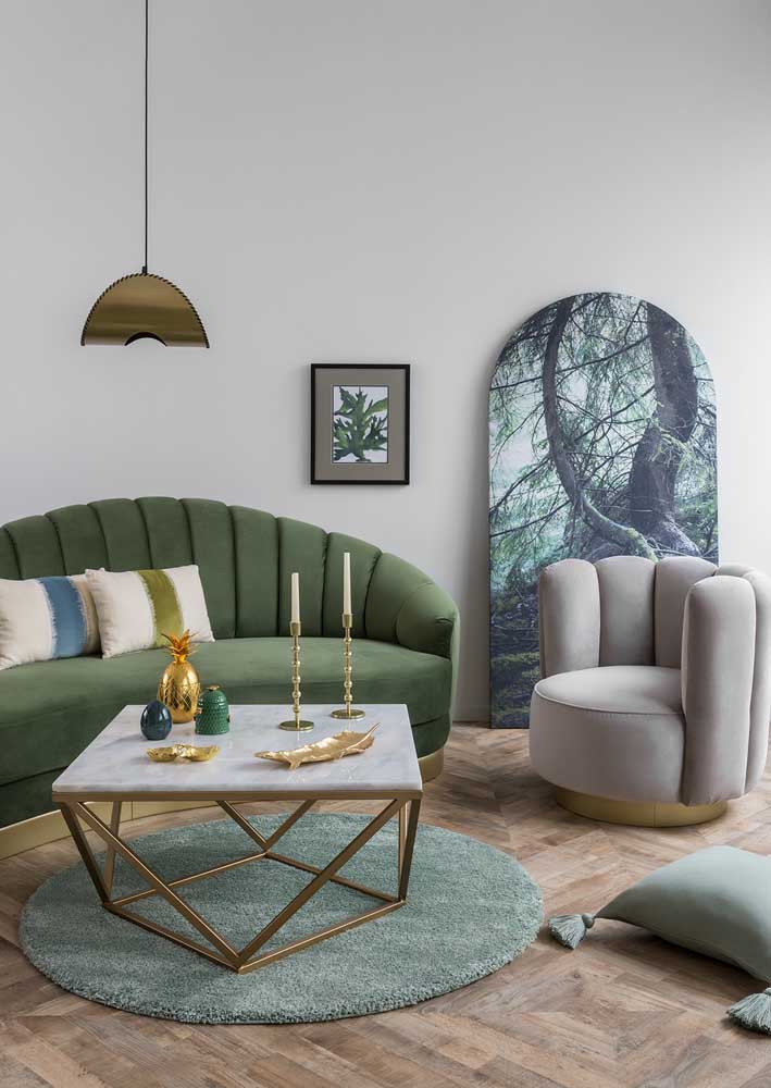 Sofá verde: descubra 40 ideias incríveis e dicas para escolher