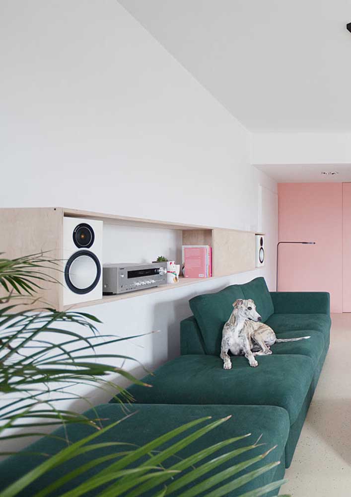 Sofá verde: descubra 40 ideias incríveis e dicas para escolher