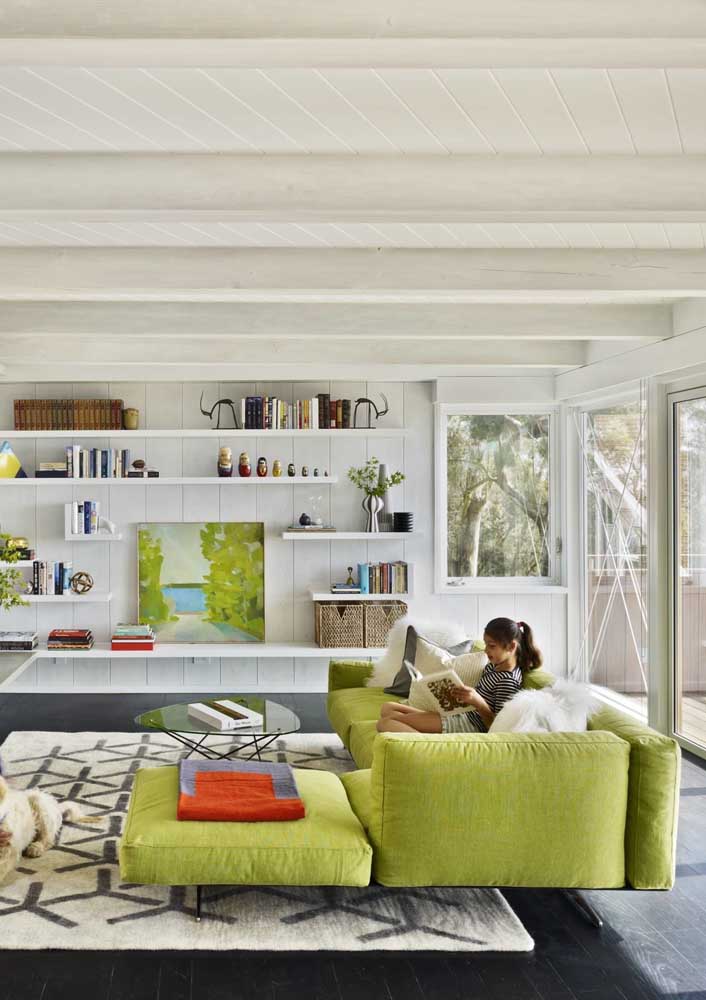 Sofá verde: descubra 40 ideias incríveis e dicas para escolher