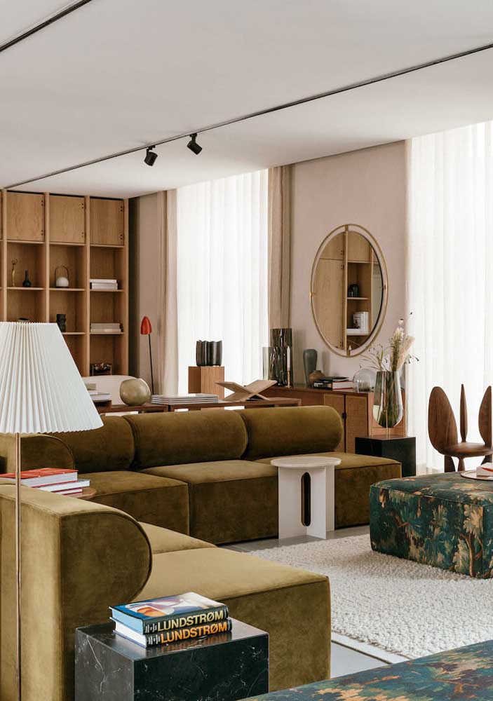 Sofá verde: descubra 40 ideias incríveis e dicas para escolher