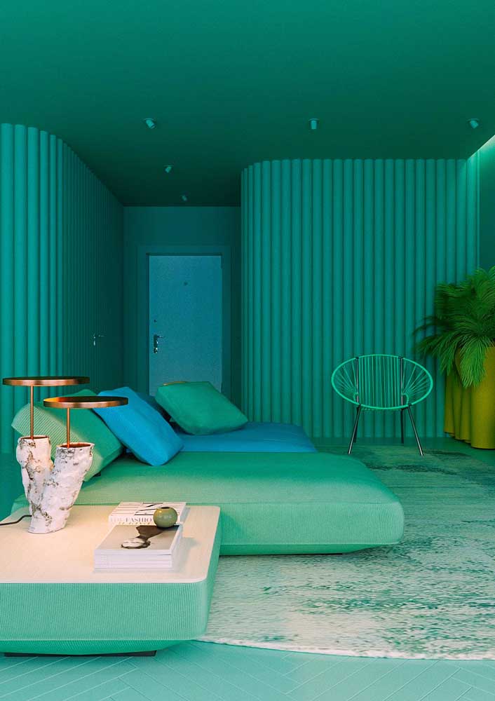 Sofá verde: descubra 40 ideias incríveis e dicas para escolher