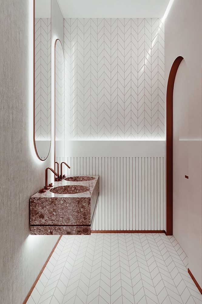 Bancada de banheiro: 50 projetos, dicas e fotos para se inspirar agora