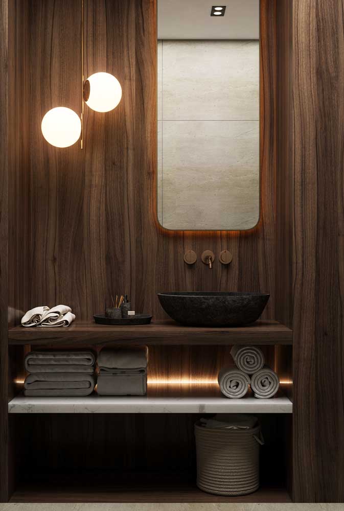 Bancada de banheiro: 50 projetos, dicas e fotos para se inspirar agora