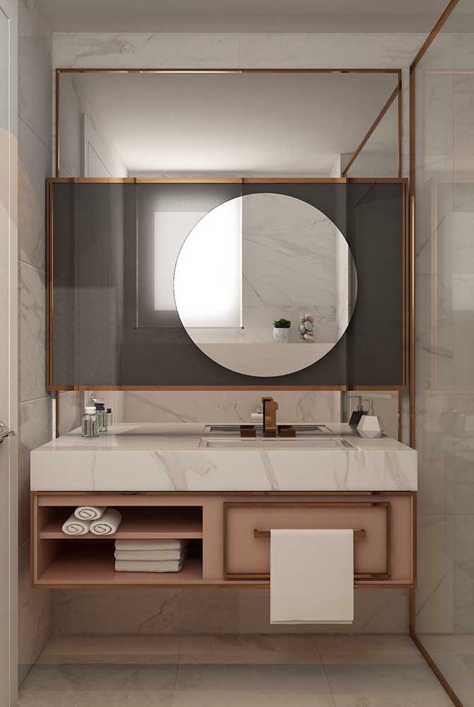 Bancada de banheiro: 50 projetos, dicas e fotos para se inspirar agora