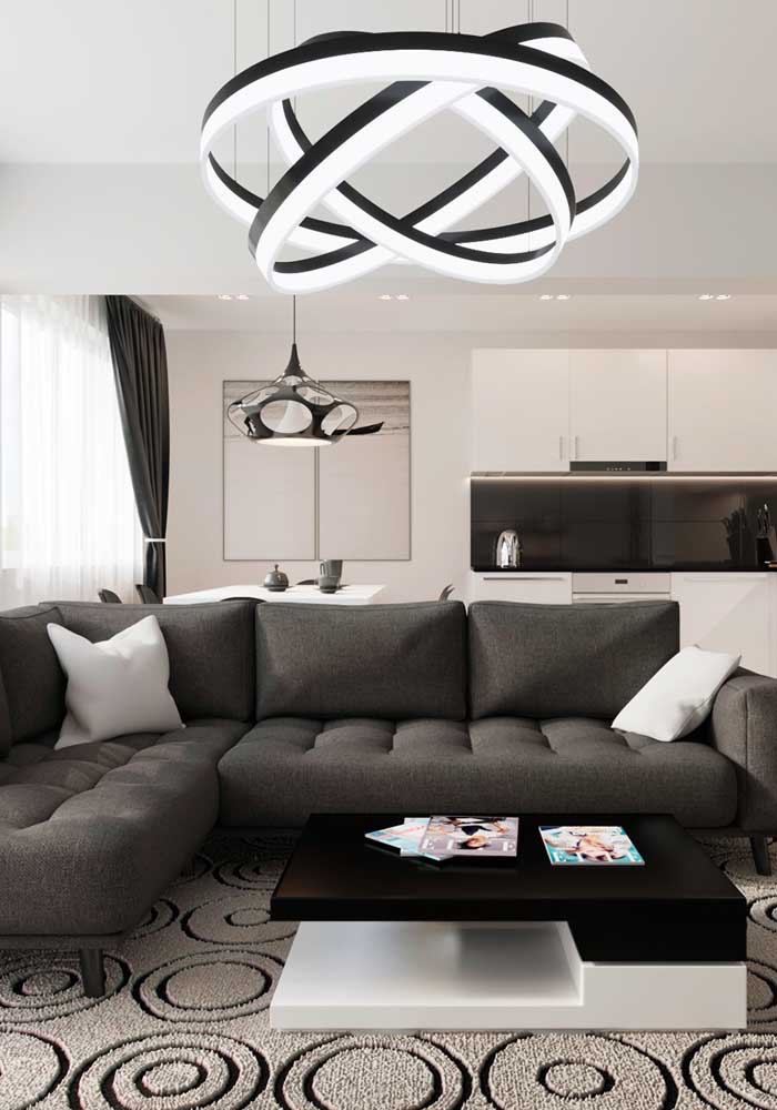 Lustre para sala: como escolher, dicas e fotos inspiradoras