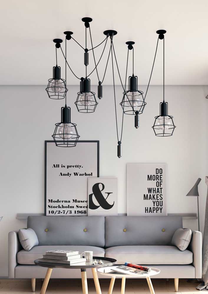 Lustre para sala: como escolher, dicas e fotos inspiradoras