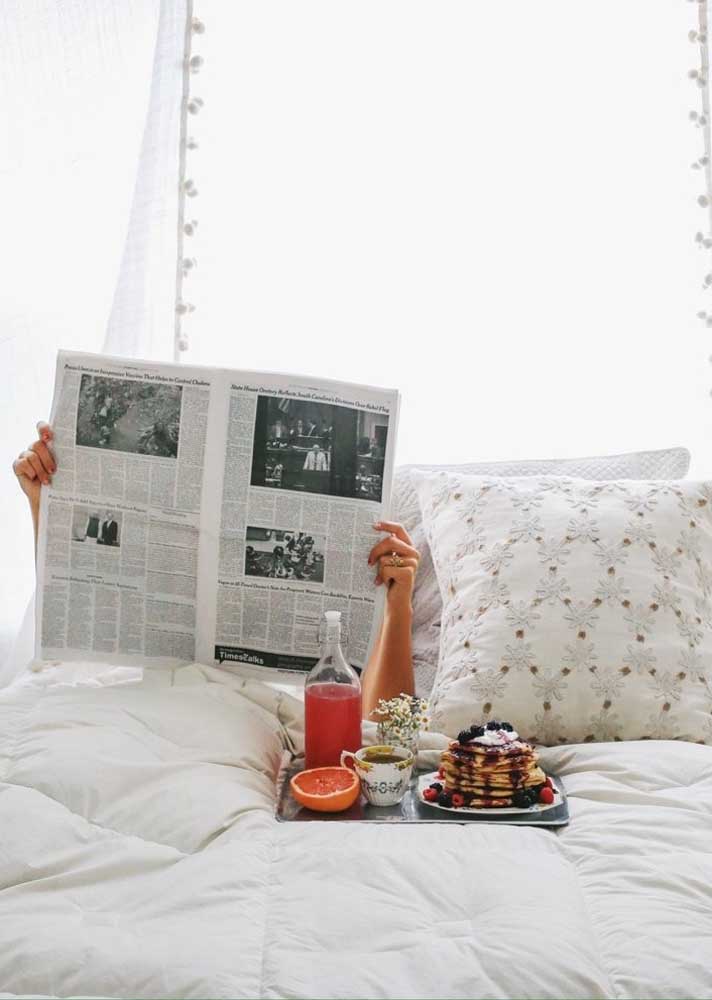 Café da manhã na cama: como organizar, dicas e fotos para se inspirar