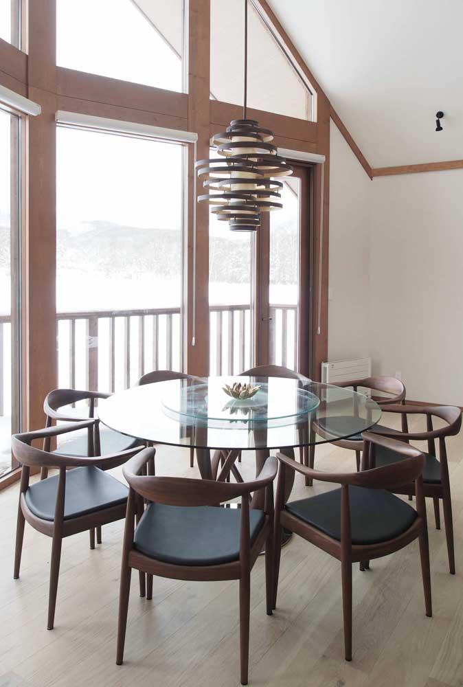 Mesa de vidro: tipos, modelos e dicas para escolher a sua com fotos