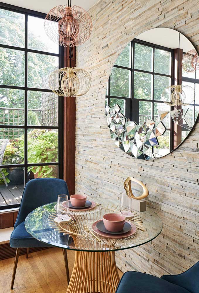 Mesa de vidro: tipos, modelos e dicas para escolher a sua com fotos