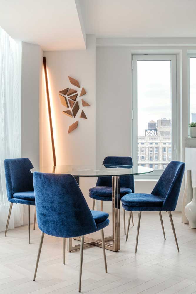 Mesa de vidro: tipos, modelos e dicas para escolher a sua com fotos