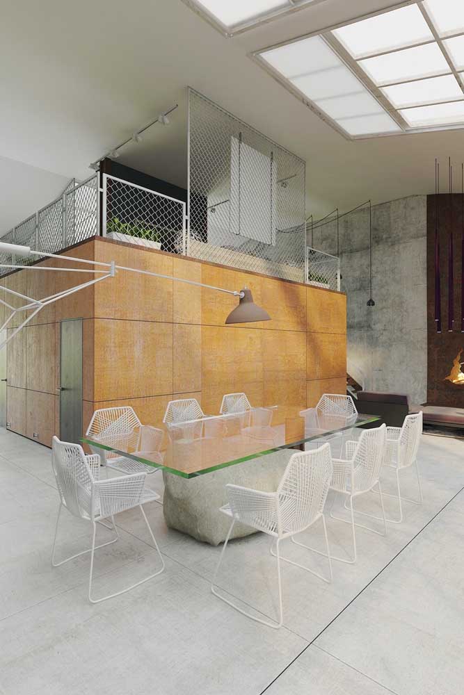 Mesa de vidro: tipos, modelos e dicas para escolher a sua com fotos