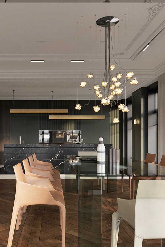 Mesa de vidro: tipos, modelos e dicas para escolher a sua com fotos