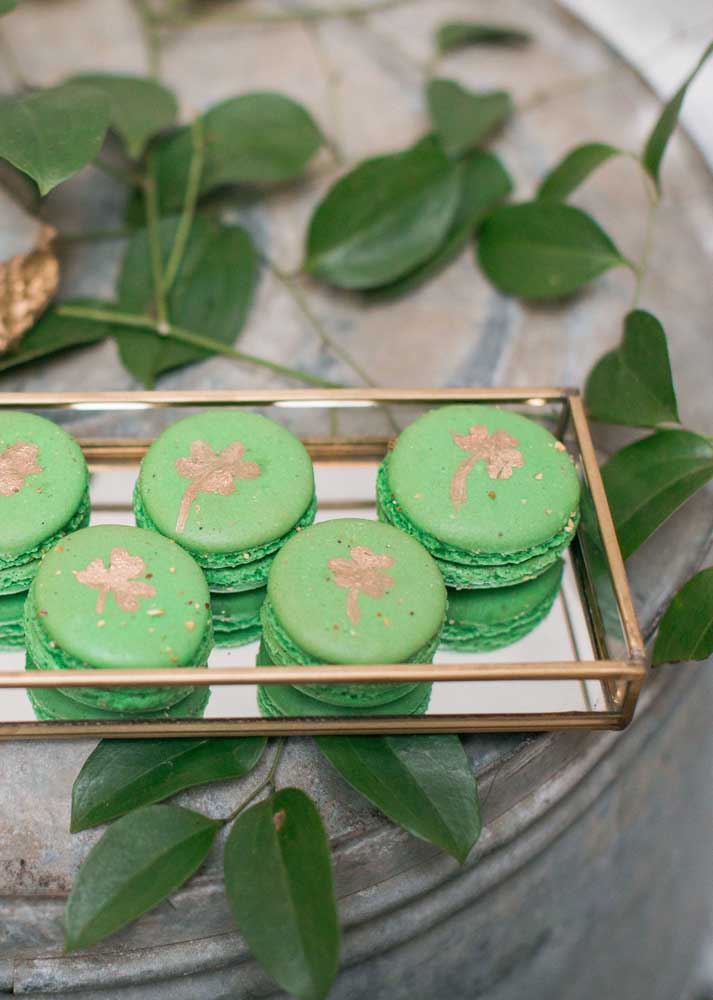 Macarons a là Saint Patrick