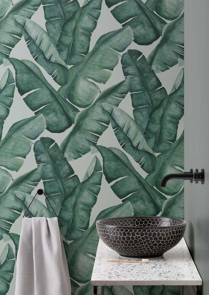 Papel de parede para lavabo: como escolher, dicas e fotos lindas