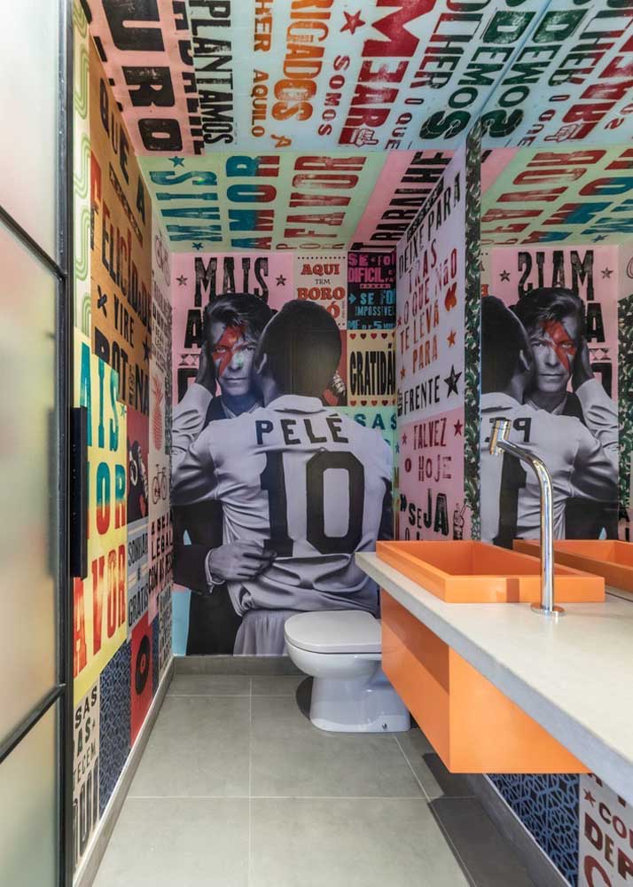 Papel de parede para lavabo: como escolher, dicas e fotos lindas