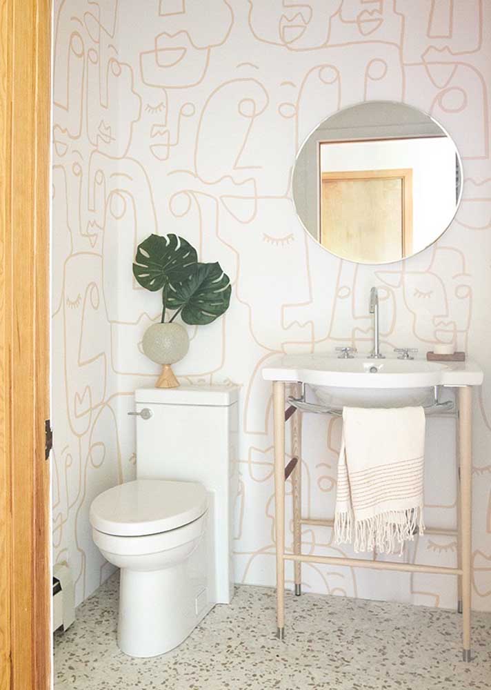 Papel de parede para lavabo: como escolher, dicas e fotos lindas