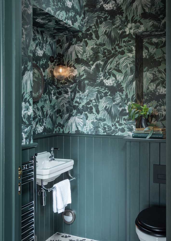 Papel de parede para lavabo: como escolher, dicas e fotos lindas