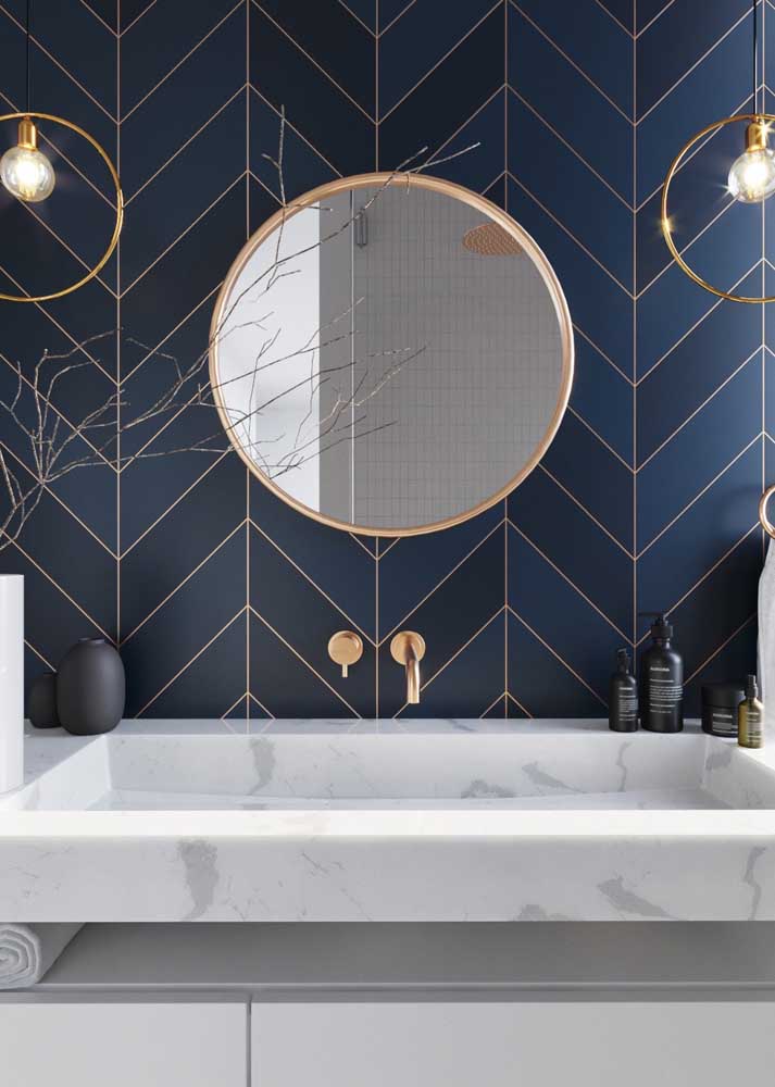 Papel de parede para lavabo: como escolher, dicas e fotos lindas