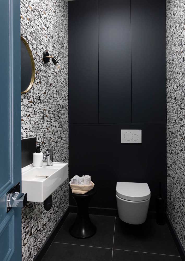 Papel de parede para lavabo: como escolher, dicas e fotos lindas