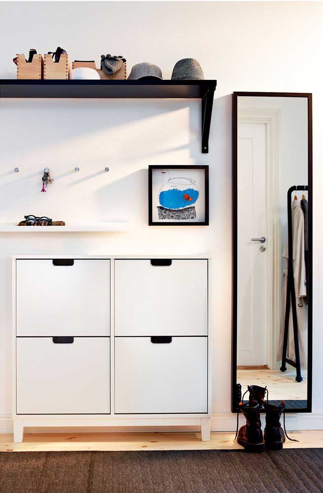 Sapateira de porta: vantagens, como fazer, dicas e fotos incríveis
