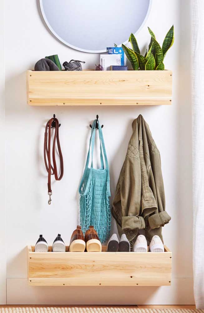 Sapateira de porta: vantagens, como fazer, dicas e fotos incríveis
