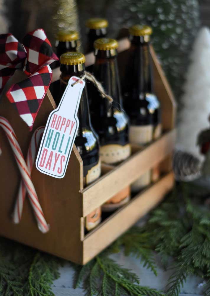 E o que acha de uma caixa de cervejas artesanais como lembrancinha de natal para clientes ou funcionários?