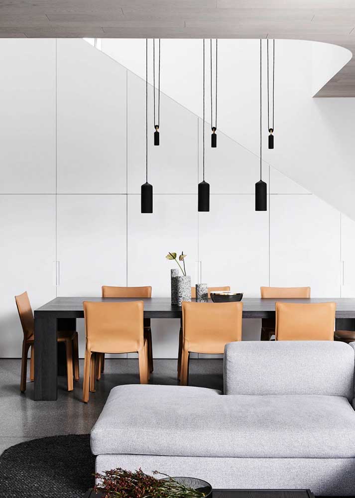 Sala de jantar grande: 50 ideias, fotos e projetos incríveis