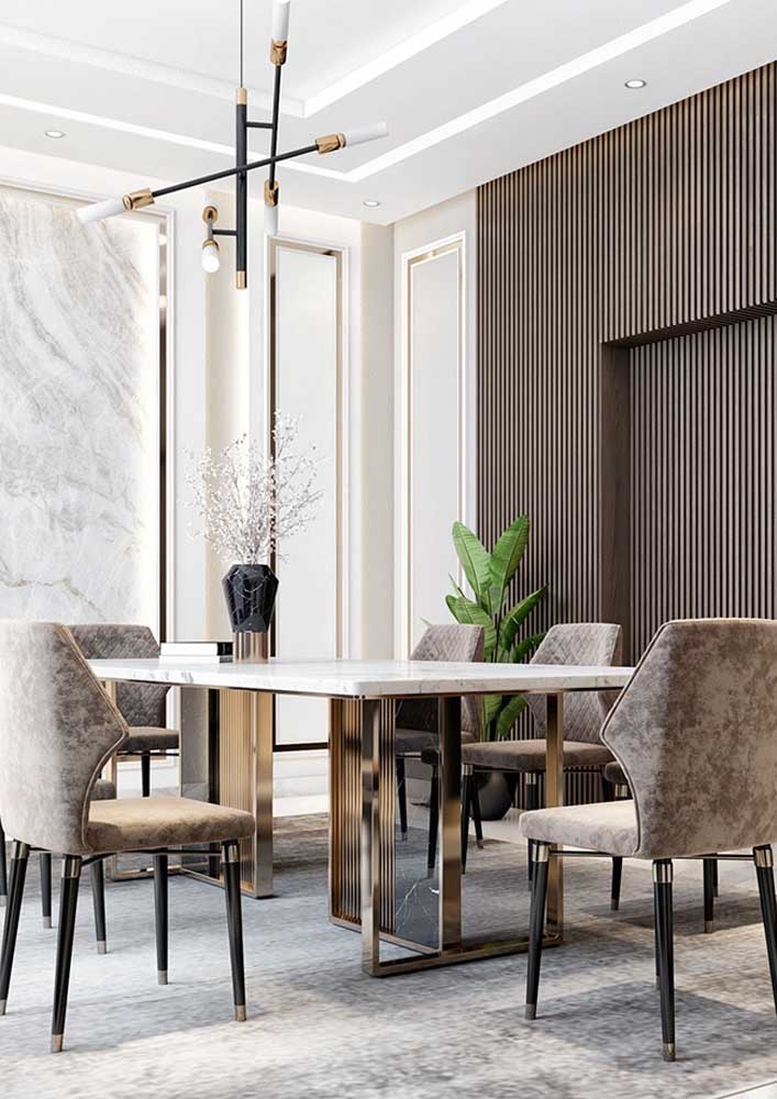 Sala de jantar grande: 50 ideias, fotos e projetos incríveis