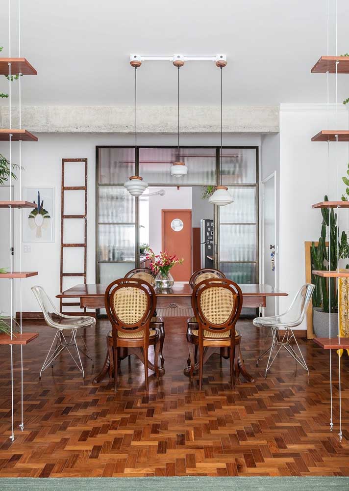 Sala de jantar grande: 50 ideias, fotos e projetos incríveis