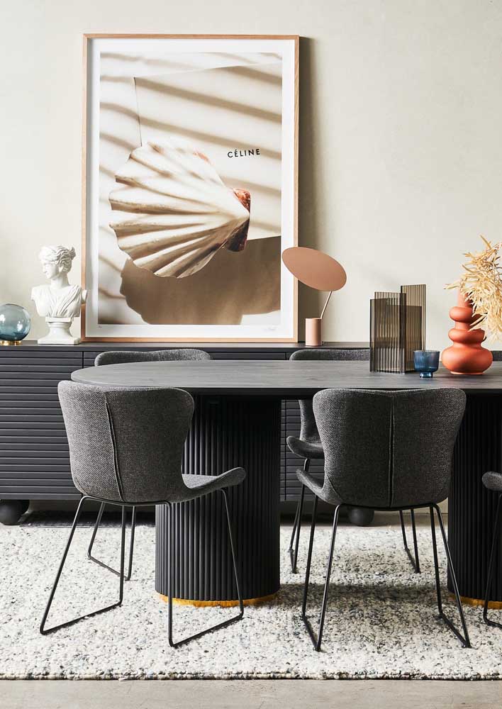 Sala de jantar grande: 50 ideias, fotos e projetos incríveis