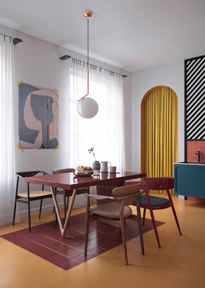 Sala de jantar grande: 50 ideias, fotos e projetos incríveis