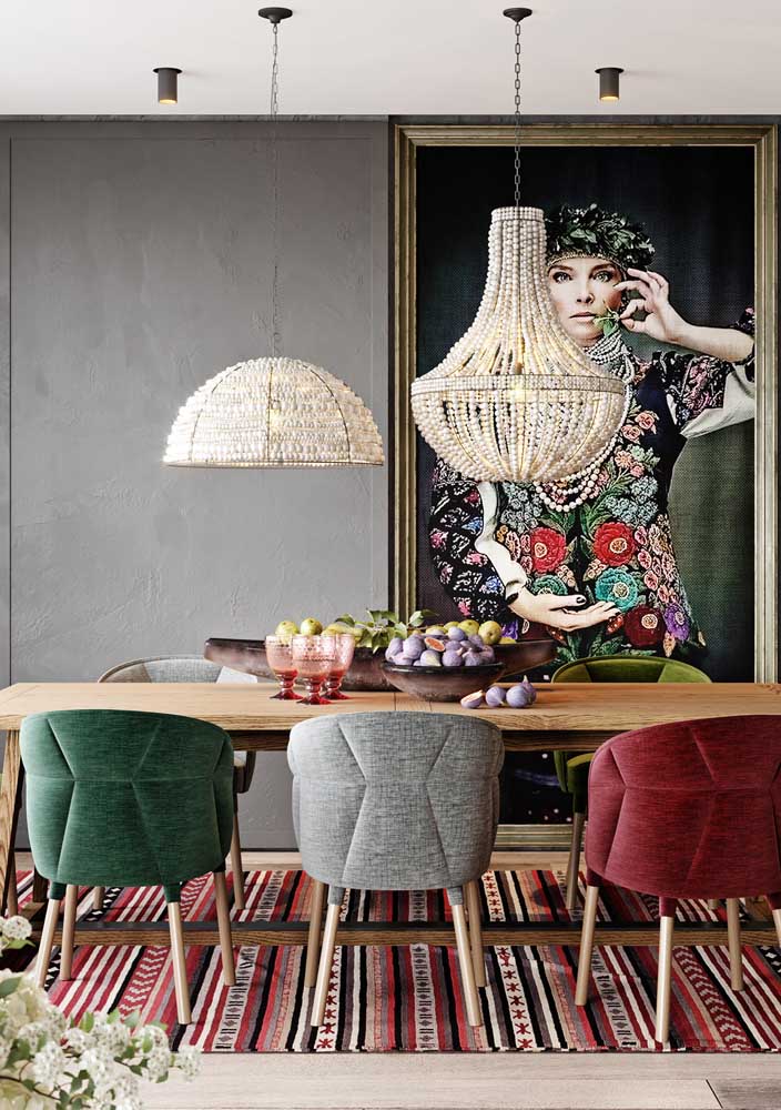 Sala de jantar grande: 50 ideias, fotos e projetos incríveis