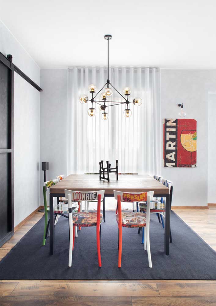 Sala de jantar grande: 50 ideias, fotos e projetos incríveis