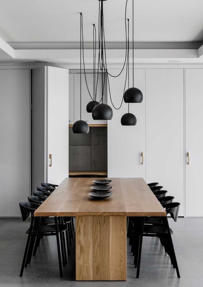 Sala de jantar grande: 50 ideias, fotos e projetos incríveis