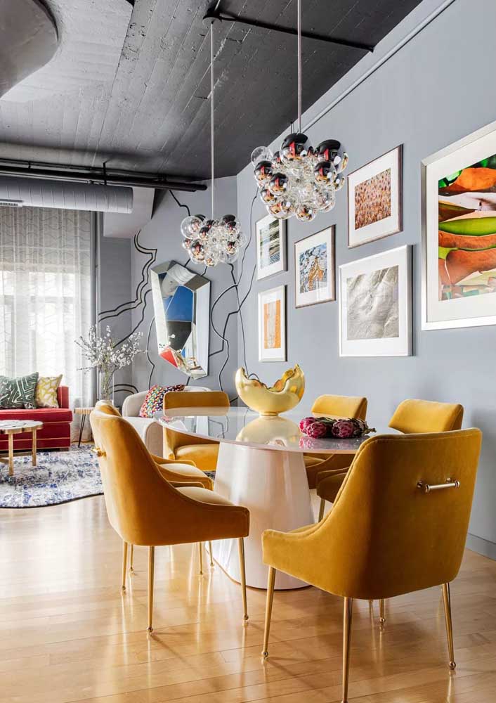 Sala de jantar grande: 50 ideias, fotos e projetos incríveis