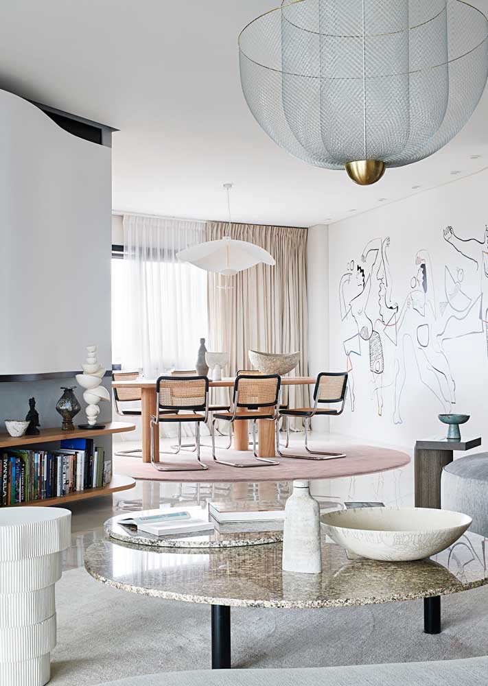 Sala de jantar grande: 50 ideias, fotos e projetos incríveis