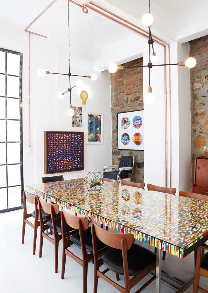 Sala de jantar grande: 50 ideias, fotos e projetos incríveis