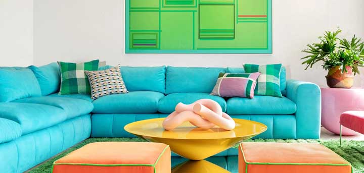 Sala colorida: dicas para decorar e 50 fotos com projetos