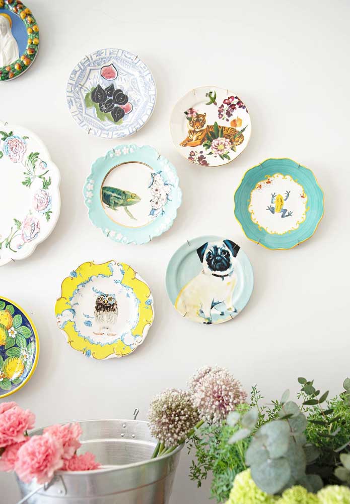 Pratos na parede: como fazer, dicas e fotos para se inspirar