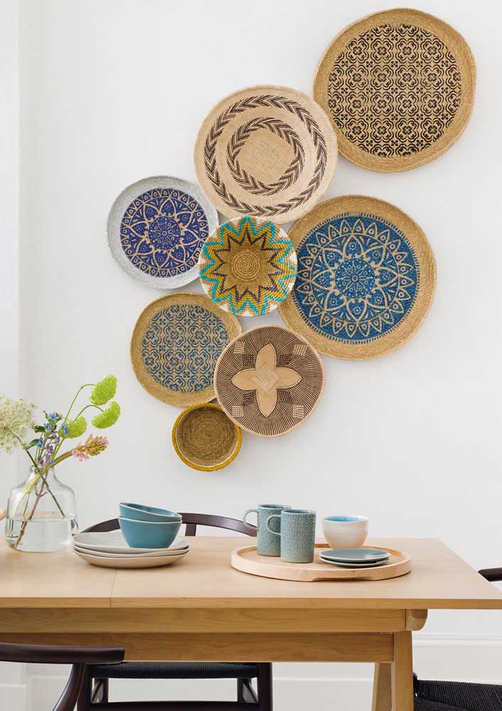 Pratos na parede: como fazer, dicas e fotos para se inspirar