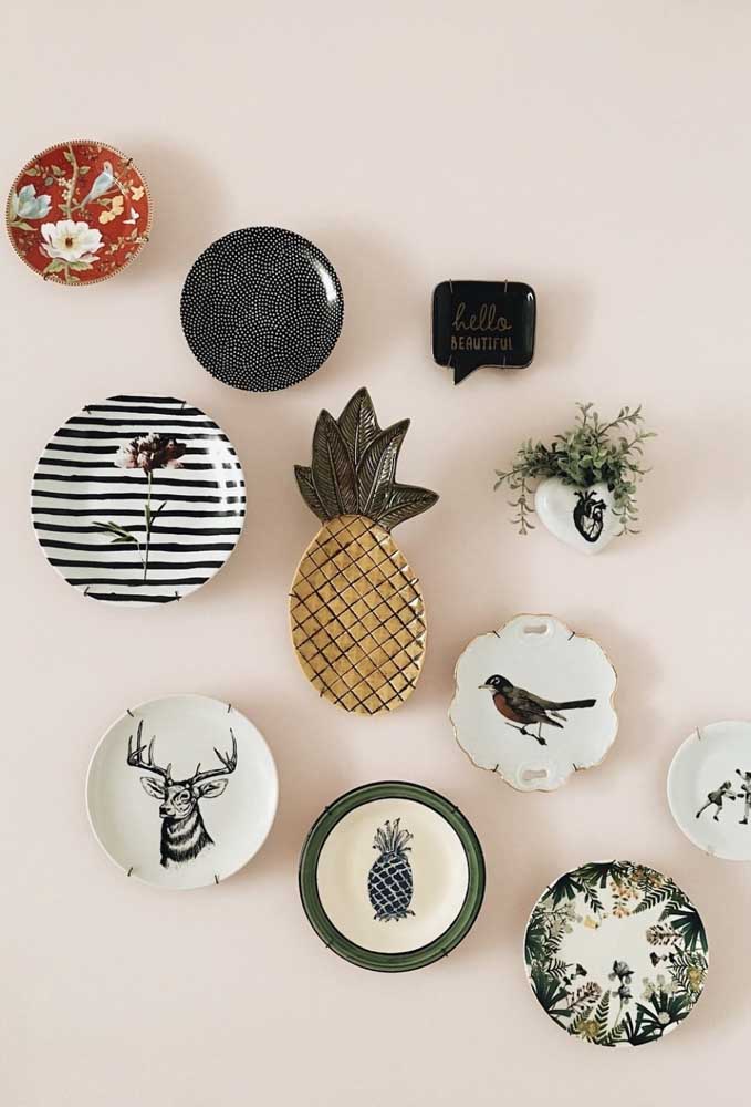 Pratos na parede: como fazer, dicas e fotos para se inspirar