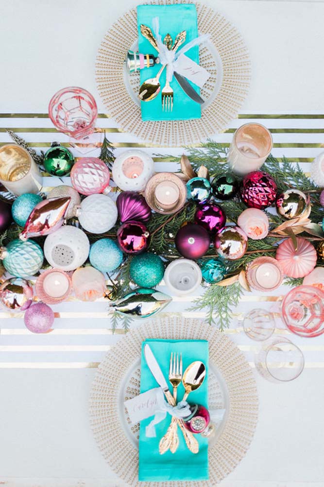 Decoração de mesa de Natal: 50 ideias lindas para você se inspirar