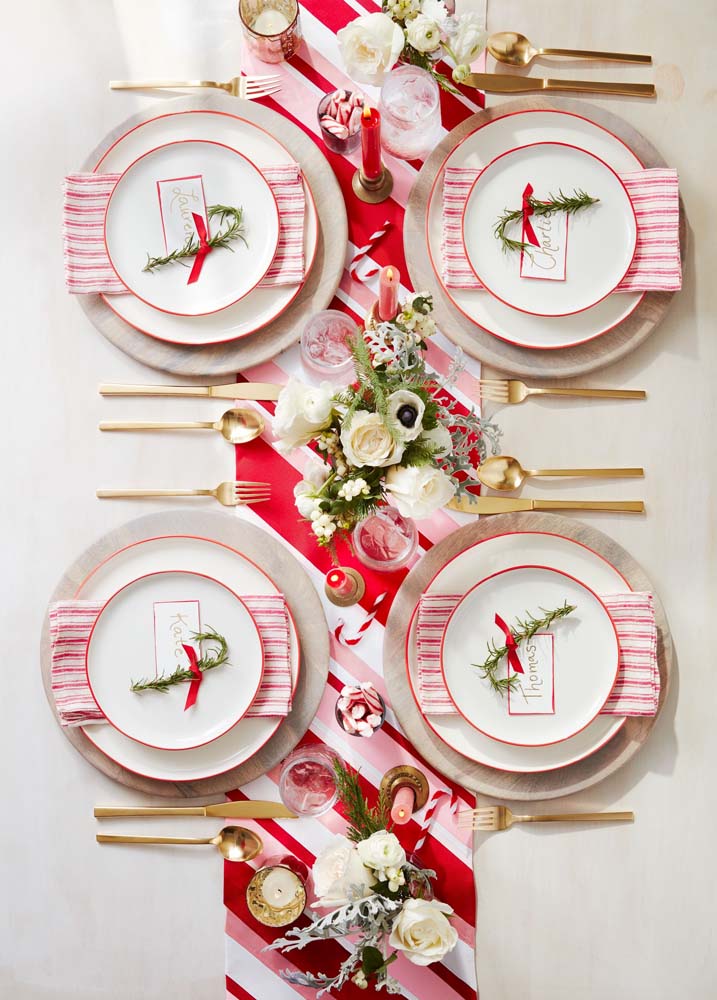 Decoração de mesa de Natal: 50 ideias lindas para você se inspirar
