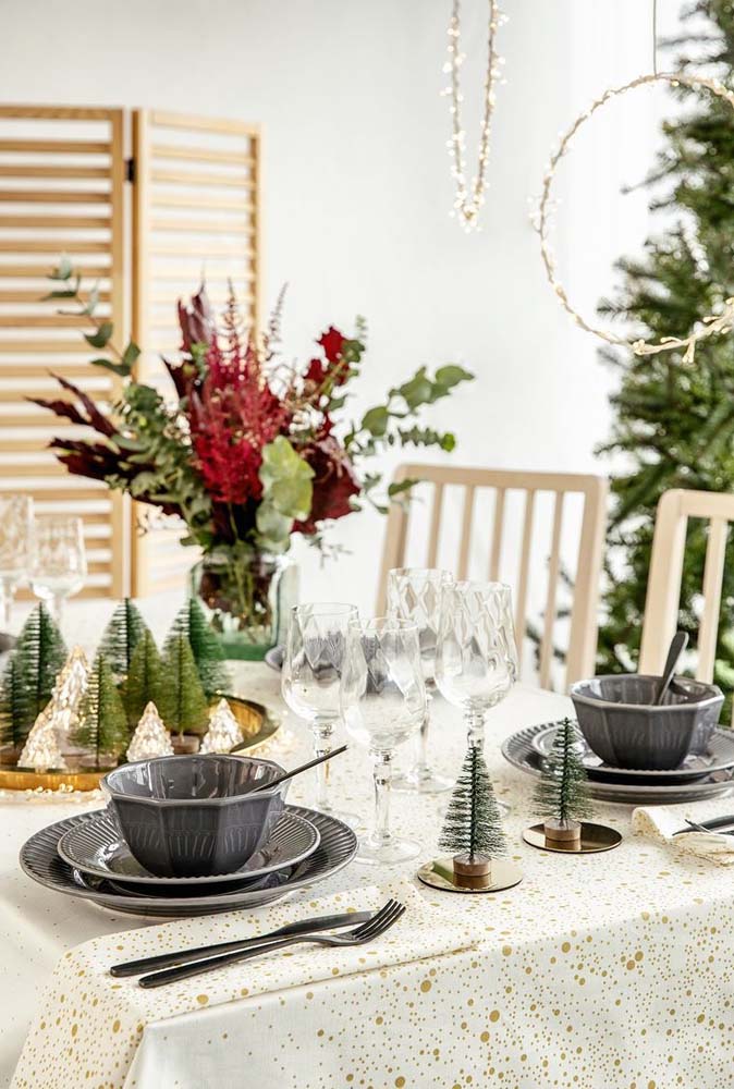 Decoração de mesa de Natal: 50 ideias lindas para você se inspirar