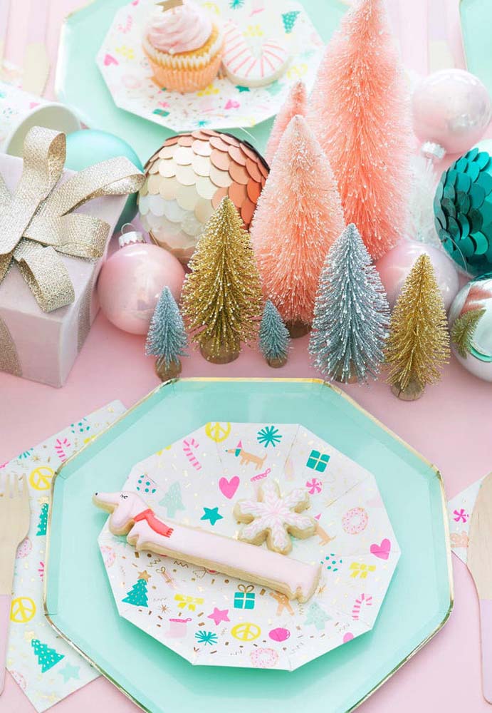 Decoração de mesa de Natal: 50 ideias lindas para você se inspirar