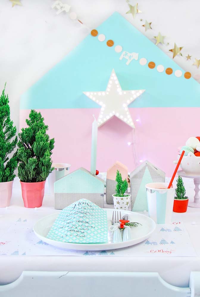 Decoração de mesa de Natal: 50 ideias lindas para você se inspirar