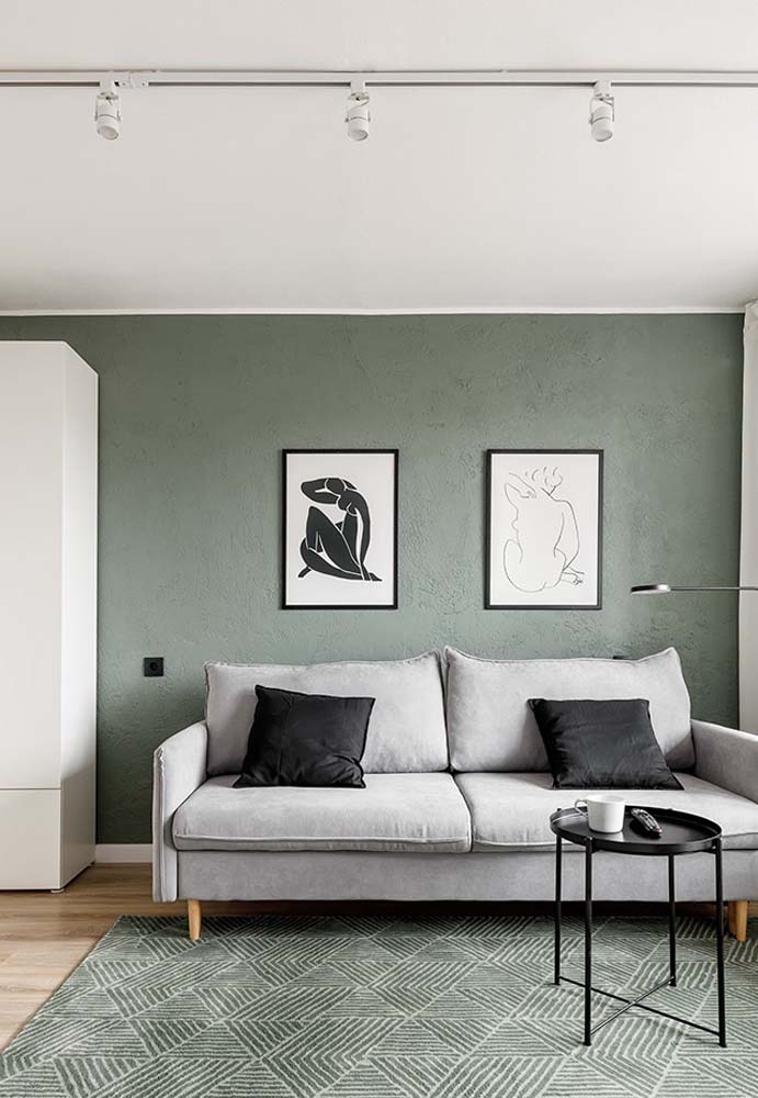 Decoração de sala pequena simples ao melhor estilo minimalista moderno